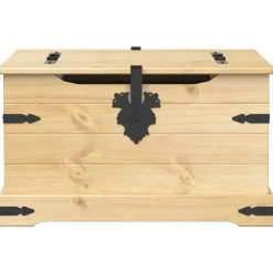 vidaXL Opbergbox Corona 78x78x45 cm massief grenenhout
