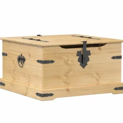 vidaXL Opbergbox Corona 78x78x45 cm massief grenenhout