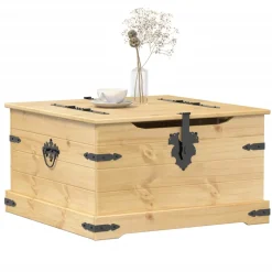 vidaXL Opbergbox Corona 78x78x45 cm massief grenenhout