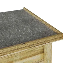 vidaXL Opbergbox Geïmpregneerd grenenhout 80 x 44,5 x 57,5 cm Naturel