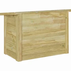 vidaXL Opbergbox Geïmpregneerd grenenhout 80 x 44,5 x 57,5 cm Naturel
