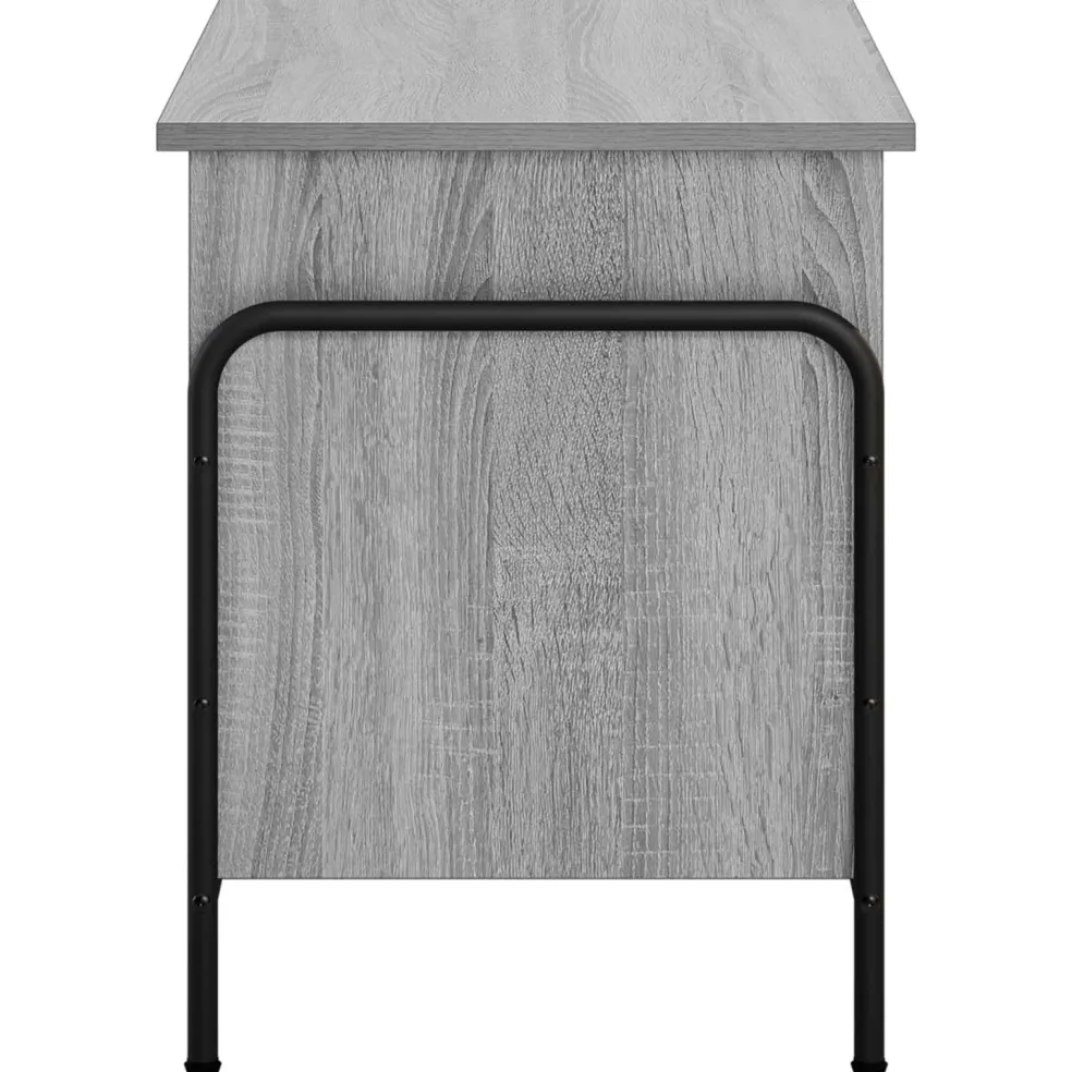vidaXL Opbergbox Grijs Sonoma 80 x 40 x 49,5 cm Bewerkt hout