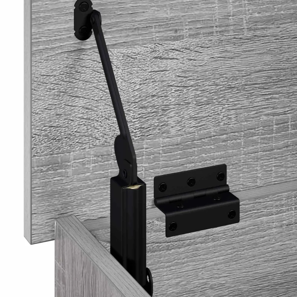 vidaXL Opbergbox Grijs Sonoma 80 x 40 x 49,5 cm Bewerkt hout