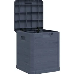 vidaXL Opbergbox 90 L antraciet
