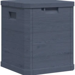 vidaXL Opbergbox 90 L antraciet