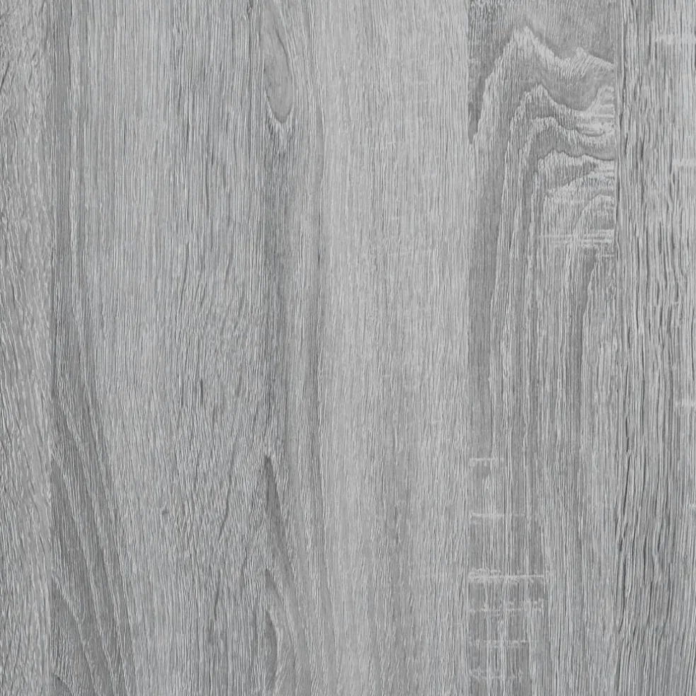 vidaXL Opbergbox met deksel 40x40x51,5 cm bewerkt hout grijs sonoma