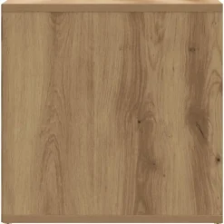 vidaXL Opbergbox met lade 40,5x40x40 cm bewerkt hout artisanaal eiken