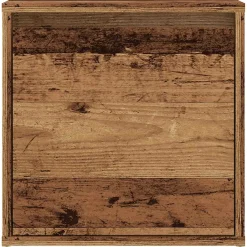 vidaXL Opbergbox met lade 40,5x40x40 cm bewerkt hout oud houtkleurig