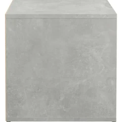 vidaXL Opbergbox met lade 40,5x40x40 cm bewerkt hout betongrijs