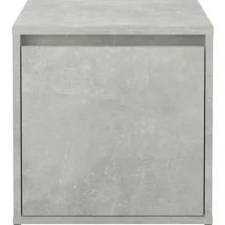 vidaXL Opbergbox met lade 40,5x40x40 cm bewerkt hout betongrijs