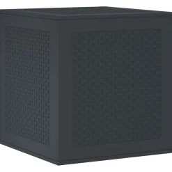 vidaXL Opbergbox met opslag Antraciet 55 x 53 x 57 cm Polypropyleen