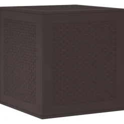 vidaXL Opbergbox met opslag Bruin 55 x 53 x 57 cm Polypropyleen