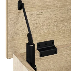 vidaXL Opbergbox Sonoma Eiken 80 x 40 x 49,5 cm Bewerkt hout