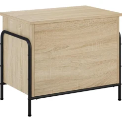 vidaXL Opbergbox Sonoma Eiken 80 x 40 x 49,5 cm Bewerkt hout
