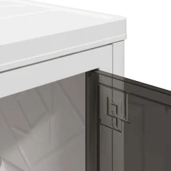 vidaXL Opbergbox stapelbaar met wielen 28 L 48,5x29,5x33 cm