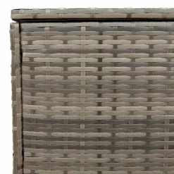 vidaXL Opbergbox voor buiten 100x55x55,5 cm poly rattan grijs