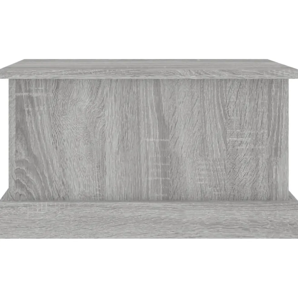 vidaXL Opbergbox 50x30x28 cm bewerkt hout grijs sonoma eikenkleurig