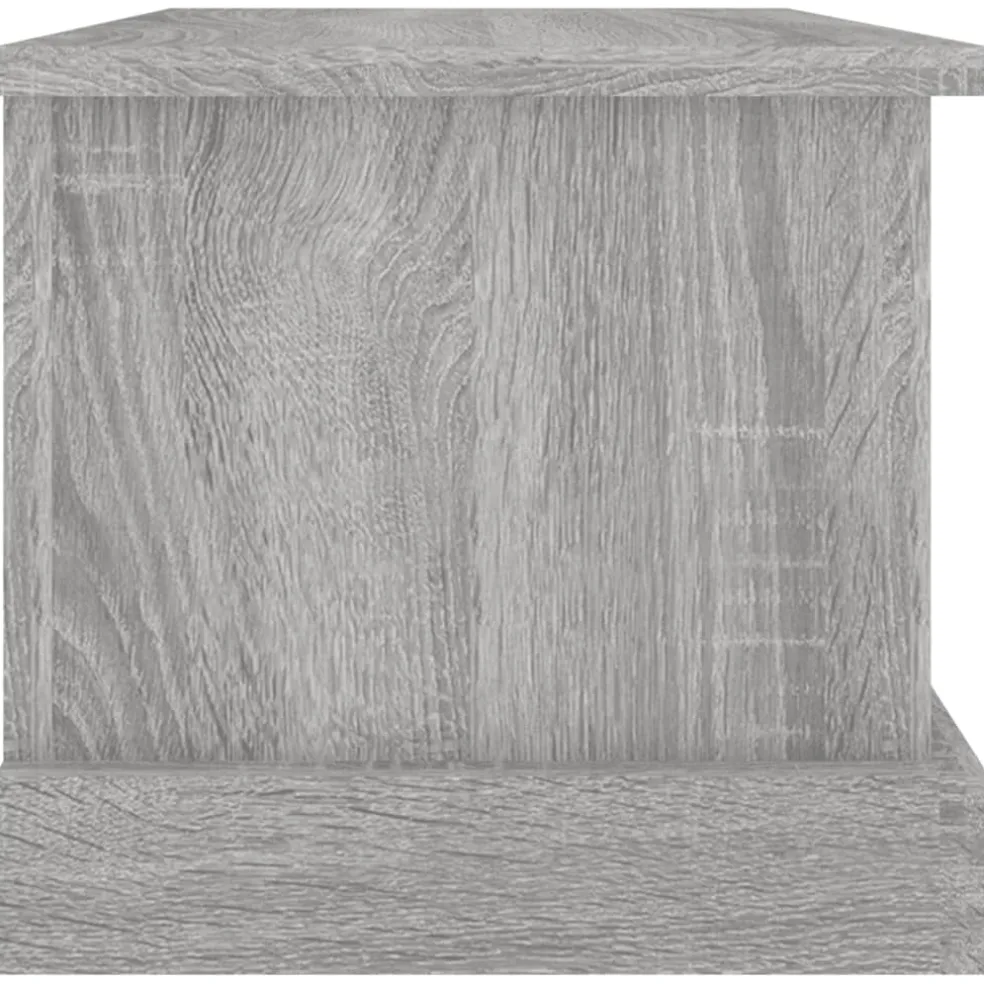 vidaXL Opbergbox 50x30x28 cm bewerkt hout grijs sonoma eikenkleurig