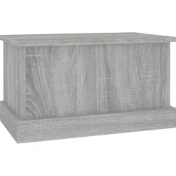 vidaXL Opbergbox 50x30x28 cm bewerkt hout grijs sonoma eikenkleurig