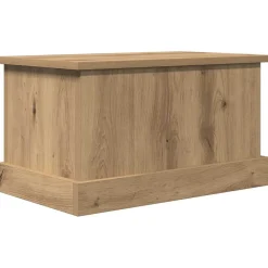vidaXL Opbergbox 30x50x28 cm bewerkt hout artisanaal eikenkleurig