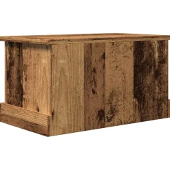 vidaXL Opbergbox 30x50x28 cm bewerkt hout oud houtkleurig