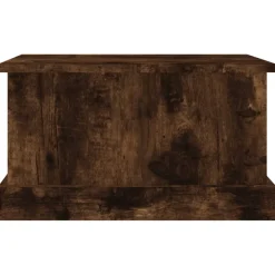 vidaXL Opbergbox 50x30x28 cm bewerkt hout gerookt eikenkleurig
