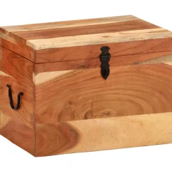 vidaXL Opbergbox 39x28x31 cm massief acaciahout