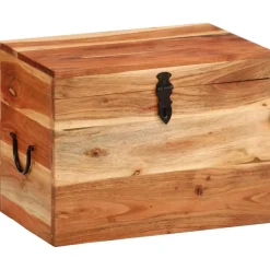 vidaXL Opbergbox 39x28x31 cm massief acaciahout