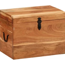 vidaXL Opbergbox 39x28x31 cm massief acaciahout