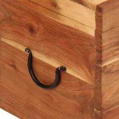 vidaXL Opbergbox 39x28x31 cm massief acaciahout