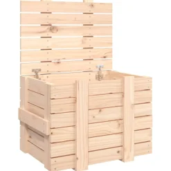 vidaXL Opbergbox 58x40,5x42 cm massief grenenhout