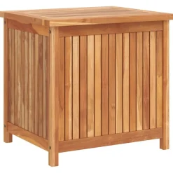 vidaXL Opbergbox 60x50x58 cm massief teakhout