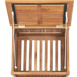 vidaXL Opbergbox 60x50x58 cm massief teakhout