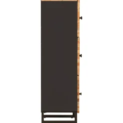 vidaXL Opberg Highboard Bruin 40 x 33 x 110 cm Massief Mango Hout