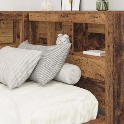vidaXL Opberghoofdbord Oud Hout Bewerkt hout