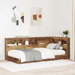 vidaXL Opberghoofdbord Oud Hout Bewerkt hout