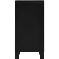 vidaXL Opbergkast industrieel 75x40x80 cm staal zwart