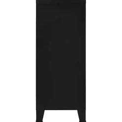 vidaXL Opbergkast industrieel 90x40x100 cm staal zwart