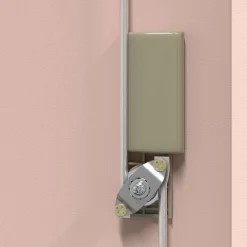 vidaXL Opbergkast Roze 90 x 40 x 40 cm Staal