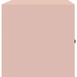 vidaXL Opbergkast Roze 90 x 40 x 40 cm Staal