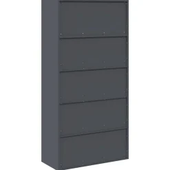 vidaXL Opbergkast 2 st Antraciet 90 x 40 x 180 cm Staal Vergrendelbaar