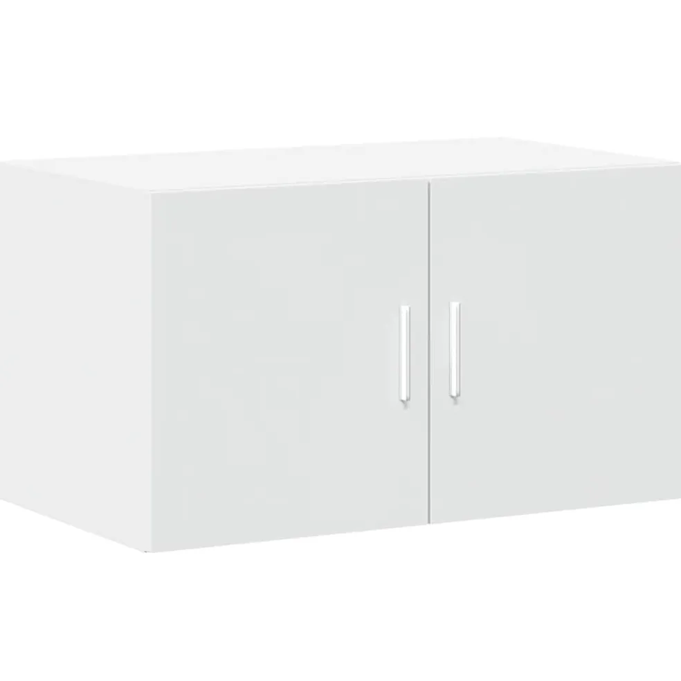 vidaXL Opbergkast 70x42,5x225 cm bewerkt hout wit