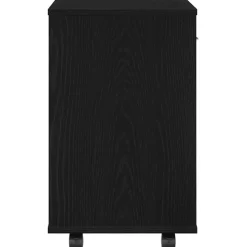 vidaXL Opbergkast 46 x 36 x 59 cm Bewerkt hout Zwart Eiken