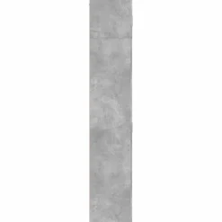 vidaXL Opbergkast 70x42,5x225 cm bewerkt hout betongrijs