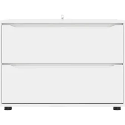 vidaXL Opbergkast 80 x 48 x 57 cm Bewerkt hout Wit