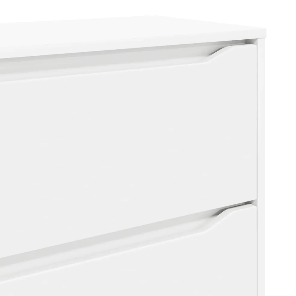 vidaXL Opbergkast 80 x 48 x 57 cm Bewerkt hout Wit