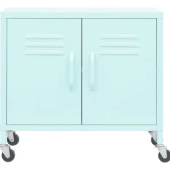 vidaXL Opbergkast 60x35x56 cm staal mint