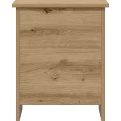 vidaXL Opbergkist Artisanaal eiken 40 x 40 x 50 cm Bewerkt hout