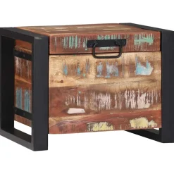 vidaXL Opbergkisten Multikleur 40 x 30 x 30 cm Massief gerecycled hout