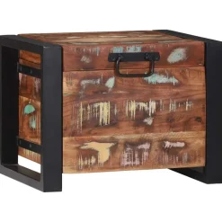 vidaXL Opbergkisten Multikleur 40 x 30 x 30 cm Massief gerecycled hout